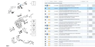 PSA 13240023 Havalandırma Muzül Orta Sağ Üst GM 13240023