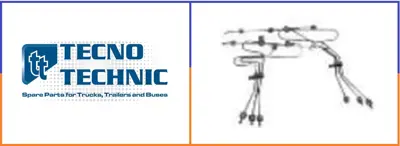 TECNO TECHNIC 01-12500 Enjektör Borusu Takim (Kelepçesiz) 94-310 12500