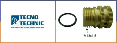 TECNO TECHNIC 01-1980 Kabin Kriko Tapasi Kalin Diş 4/P/R Serisi 1541980 8751605SX 132305 541980 46248 56624 40293 4047755067700 4047755389253