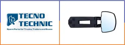 TECNO TECHNIC 02-04929 Yan Görüş Aynasi Komple Fh-4 VLMH0008 84004929 82110547 84167321 14805680A 273322 14804480A 84729 4057795547360 35012
