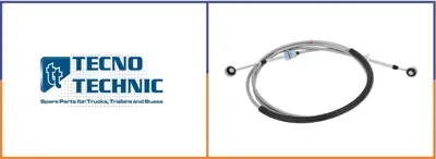 TECNO TECHNIC 02-02879 Şanz.Kontrol Halati 4000 Mm Fh/Fm (B.Kafa-Gri) 34064 21343579 21002879 5049001079 CC579 5049001079S 21789707 20545979 232946 5049001079SAM