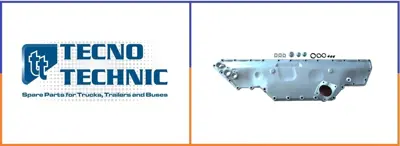 TECNO TECHNIC 02-40417 Motor Yağ Soğutucu Kapaği D-12 C/D 20540417