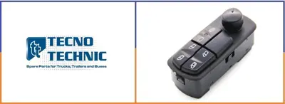 TECNO TECHNIC 06-55113 Cam Açma Anahtari Sol Ayna  Ayar Axor 0035455113