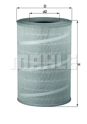 BEHR MAHLE LX 714 Hava Filtresi P/R/4 Serisi 1421022