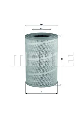 BEHR MAHLE LX713 Hava Filtresi Premium/Magnum/Midlum 5010230841 LX713 154705366650 16343210003 C311410 P780622 986626766 P785522 LX2068 50014127
