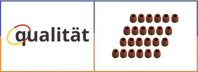 QUALITAT Q-008563S-Q Sibop Keçesi Takim 4/P/R Serisi (Pkt:24)