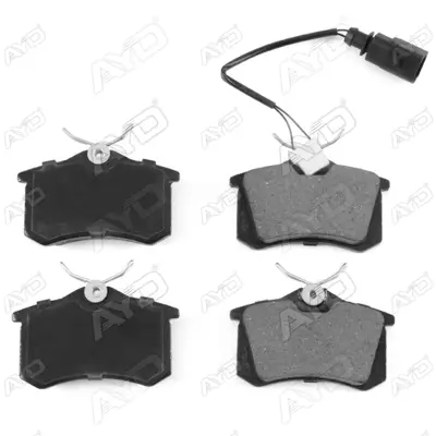 AYD 11-60100C Fren Balata Arka 03> Mgn.Iı-Mds-Clo.Iıı-Golf.3.4.5-C2-C3-C4-307 17mm +fıs 597210 811010864 440606418R 425420 440603530R 1021 16148 LP565 2355401 FQT1788