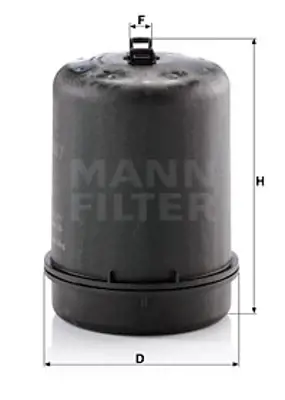 MANN FILTER ZR9007Z Yağ Filtresi Santrifüjü Z830F Z830FD253