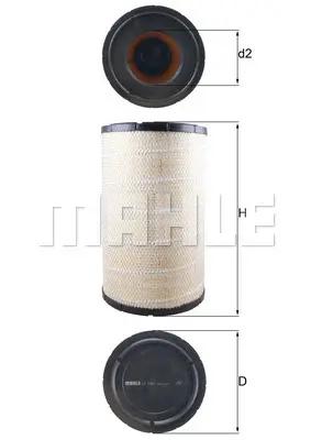 BEHR MAHLE LX1243 Hava Filtresi 1317409 569139 23381 C291290 AM447 RA6020 MA1402 545109 RS3888 FA3190