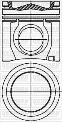 YENMAK 31-04546-000 Volvo Fh12, Stationary Engine D12c Euro3 , D12d Euro3 , D12 Euro2 , Dh12d Euro3 12100 Cc 1997… Std 40100600