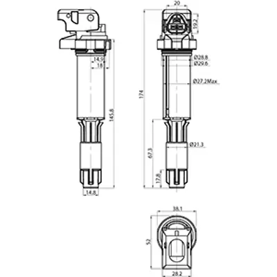 HC-Cargo 150573 Atesleme Bobini Bmw M54 N40 N42 N45 S54 N46n N62 E60 F10 F11 E88 F20 F22 F87 E46 E90 E92 F34 F32 F83 F36 F12 E65 X5 E53 E70 Z4 Psa 3008 308 Rcz 207 208 508 5008 C4 Ii Ds4 C4 Picasso Ds5 Ds3 Cs Iii 20360 221504464 80247 880107 96375