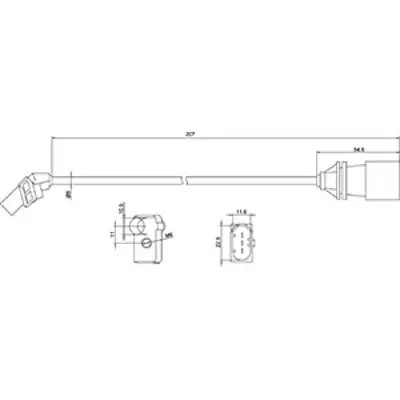 HC-Cargo 151060 Krank Sensoru Bmw M47 M57 E87 E46 E90 E93 E92 E64 E65 E60 E83 E70 E71 E72 281002477 550272 60212 6PU013122041 90759