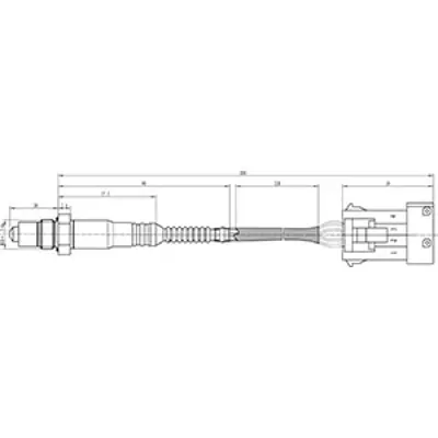 HC-Cargo 181320 Oksijen Sensoru Psa P206 P207 P307 P406 Picasso C2 C3 C4 Berlingo Xsara Scudo Saxo 1.4 1.6 108222 258006028 570093A 6PA009165681 77282