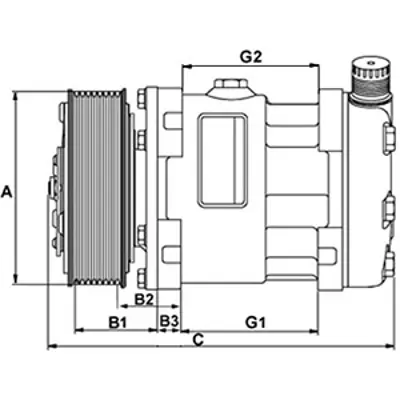 HC-Cargo 241182 Klima Kompresoru Bmw F20 F30 F80 N47 B47 N57 N20 DCP05099