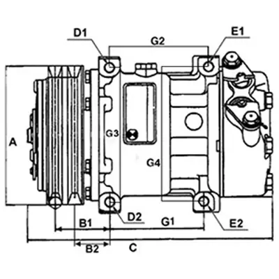 HC-Cargo 240953 Compressor 32579G 89412 DCP17058 DCP17059 DCP17062
