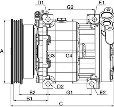 HC-Cargo 241563 Compressor 