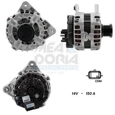 MEAT DORIA 55101344G Alternator Renault 1.3 Kadjar Clıo V 150 A 12 V 231001993R