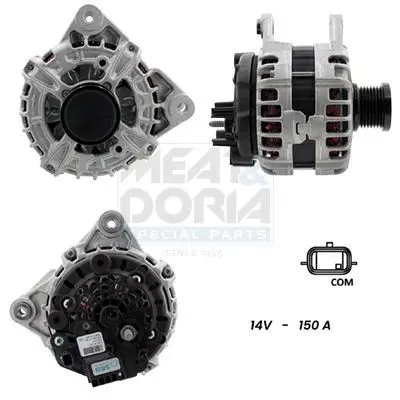 MEAT DORIA 55101344G Alternator Renault 1.3 Kadjar Clıo V 150 A 12 V 231001993R