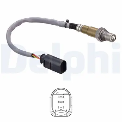 DELPHI ES21133-12B1 Sensor Lambda  Mercedes W117-W176-W204-W212-W906-W447-W164-W907 Sprinter 65421718 281004201 281004202 A0065424918 893319 281004203 65424918 A0065421718 81834 90434