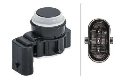 HELLA 6PX 358 141-361 Park Yardim Sistemi Sensoru, 3-Kutuplu, Bmw 6PX358141361