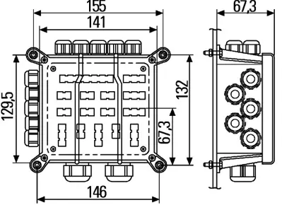 HELLA 8JE 340 151-001 Dagitim Kutusu 8JE340151001