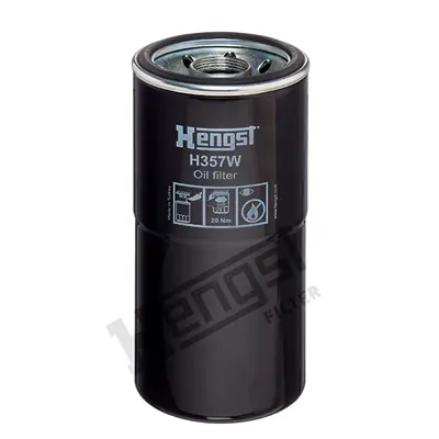 HENGST FILTER H357W Yağ Filtresi Daewoo Construction Equipment Doosan ZP3322