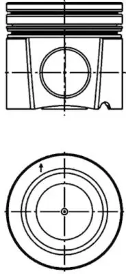 KOLBENSCHMIDT 40310960 Piston+gömlek+sekman Set 130 Mm 501/502 Euro 4/5 1445122000 1545122000 8942090030