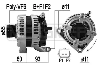ERA 209612A Alternatör Chrysler 113803