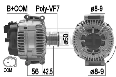 ERA 209477 Alternatör Chrysler (Oe Versiyon) 4896808AA 20122R DRA0396 4996808AA 4996808AC 4896808AC 2542845 RX896808AD 4896808AB 553302RI