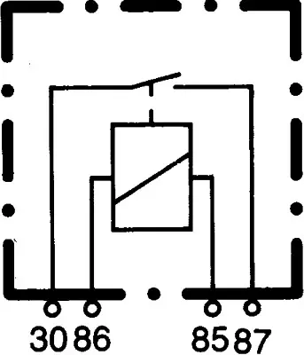 HELLA 4RA 933 332-101 Relay, Main Current, 12 V 4RA933332101