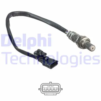 DELPHI ES20522-12B1 Oksıjen Sensoru Renault Clıo, Grand Modus, Modus, Twıngo 03,2007 > 1000169 1001702 10096129 1010006 1010620 1013764 101980700 1022476 1025958 1026609GE