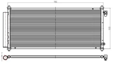 ORIS CHN013016 Klima Radyatoru Kondenser Brazing Honda Jazz 1.4 03-> Buyuk Tip At-Mt Sanzuman 754x285x16 80110SAA013 940051 HD322C001B 8FC351319211 HD5222 35791 8193014 HD5222D 105244 392000