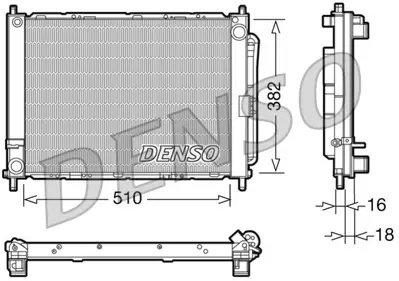 DENSO DRM23102 Engine Cooling 8200221498 350057 637636 8093057 RT5417 8FC351319241 V46620024 DCN23008 ACI4300M500 8441400
