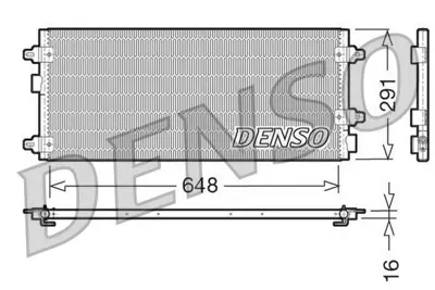 DENSO DCN13003 Condenser 60660405 94782 8FC351306041 73005095 DCN13003 8042078 AC518000S 302005N 817485 736M05