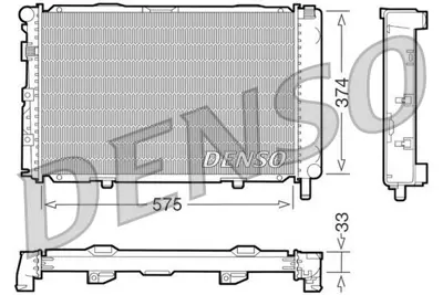 DENSO DRM17064 Engine Cooling 2015000803 350213539000 819198 8500285 MS2211 40MS 2769903 7040 8MK376710591 QER1180