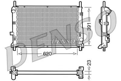 DENSO DRM10070 Engine Cooling 6899903 231550 8MK376706641 62104 R10514 6775667 100522 7215751 62106 2109757