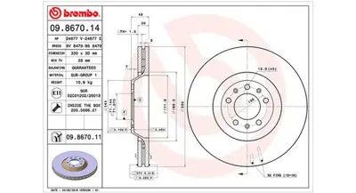 MAGNETI MARELLI 360406041600 Brembo Disk C6 Td_ On 00000004246P8