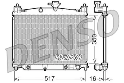 DENSO DRM44019 Engine Cooling 53750 MZ2215 DRM44019 68538 376909164 110066N 350213134400 105606 27002215 ZJ3915200A