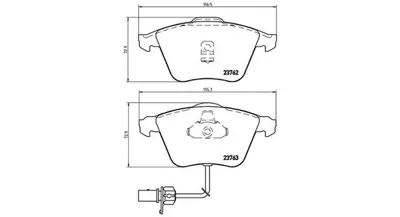 MAGNETI MARELLI 363700485056 Brembo Balata A6 C5 4b2 On PW667 LD7166 4B0698151AC 2205490 7B31471 6115282 LVXL1031 363700201218 252376220W 181531