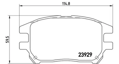 MAGNETI MARELLI 363700456050 Brembo Balata Rx Mcu15 On 30577561 42489 8817298 86209491 TX1088D 4006273 26588 86205588 FTK040 2016188