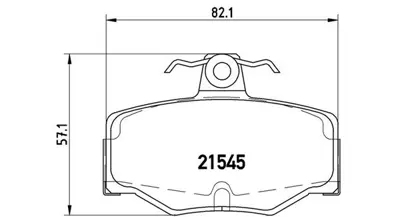 MAGNETI MARELLI 363700456024 Brembo Balata Almera Ii Arka 440603F025 234330 180804 MDP1107 MGA289 3300 243300 PL366 34340 T5064