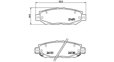 MAGNETI MARELLI 363700483038 Brembo Balata Gs Jzs147 Arka 446630050 2207590 GDB1185 42404 120831 449250040 SBB6942 449230140 PA1361 8227590