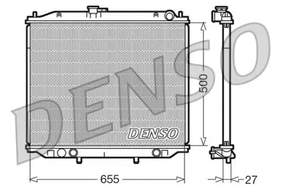 DENSO DRM46020 Engine Cooling 731784 214107F000 DRM46020 214107F400 1958983 BM1118 DNA2300 1213076 102933 1958982