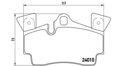 MAGNETI MARELLI 363700485088 Brembo Balata Q7 4lb Arka 95535293950 PPW04AF 7L5698451 4817791 13046057882 6116529 CBP31580 1605123 4819239 GDB3566