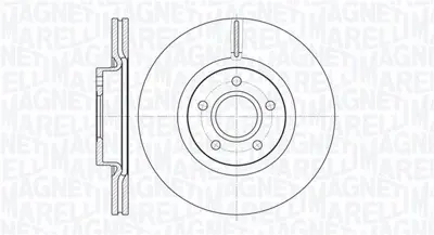 MAGNETI MARELLI 361302040134 Fren Dısk On Ford Focus C-Max 03- Kuga 08- 7M511125BB 986479C52 237291 31471819 BS8060C 363BG3895 9946810 BS5487B 3M512C375B1D 31400941