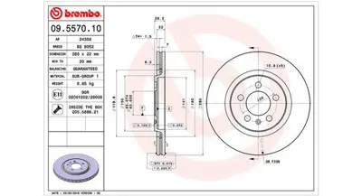 MAGNETI MARELLI 360406048600 Brembo Disk Toledo I 1l2 On 1H0615301 DI955168 617270585 1H0615301A 6026191 1155211007 BDC3911 DF2619 6548 561619J