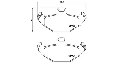MAGNETI MARELLI 363700468021 Brembo Balata Laguna I Arka 36788 7701205491 268600 689081 2196502 223942 B1G10212202 101745259 68600 8671016192