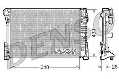 DENSO DRM17110 Engine Cooling A2045000503 DRM17110 2045000503 470R0348 2045000403 30002452 58335 2045001503 105415 MS2452