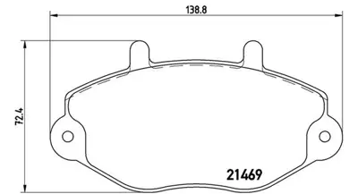MAGNETI MARELLI 363700424033 Brembo Balata Transit  E  On 1074972 T0390 598037 1501222522 36785 7232 2146901 PCP1698 986494289 GDB1080
