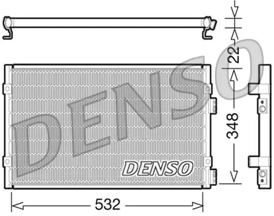 DENSO DCN06002 Condenser AC820000S DCN06002 4770861 8FC351343641 TSP0225486 AC820000P F453466 AC389000S CR5071 46518